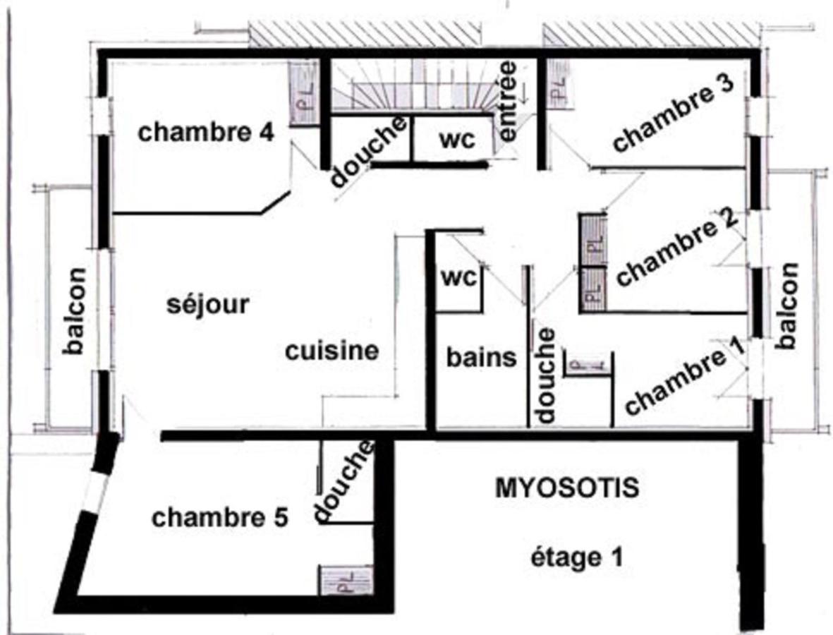 appartement myosotis pour 10 personnes Saint-Martin-de-Belleville Extérieur photo